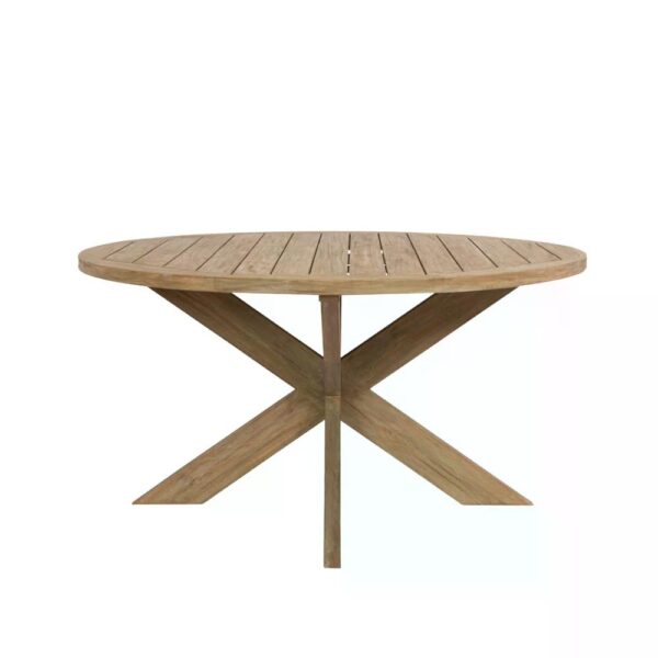 Coastal Teak Round Dining Table
