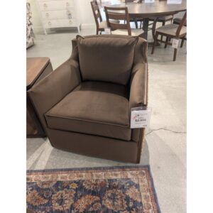 Oakley Exposed Wood Swivel Chair